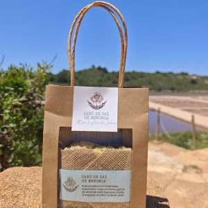Edición PREMIUM Jabón de Sal de Menorca 140gr con Bolsa
